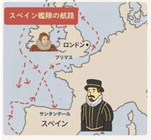 無敵艦隊の敗北 (航路)