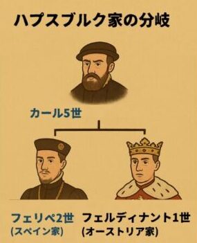 ハプスブルク家の分岐