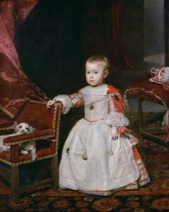 フェリペ・プロスペロ王子 Full-length portrait of Infante Philip Prosper, Prince of Asturias (1657-1661).