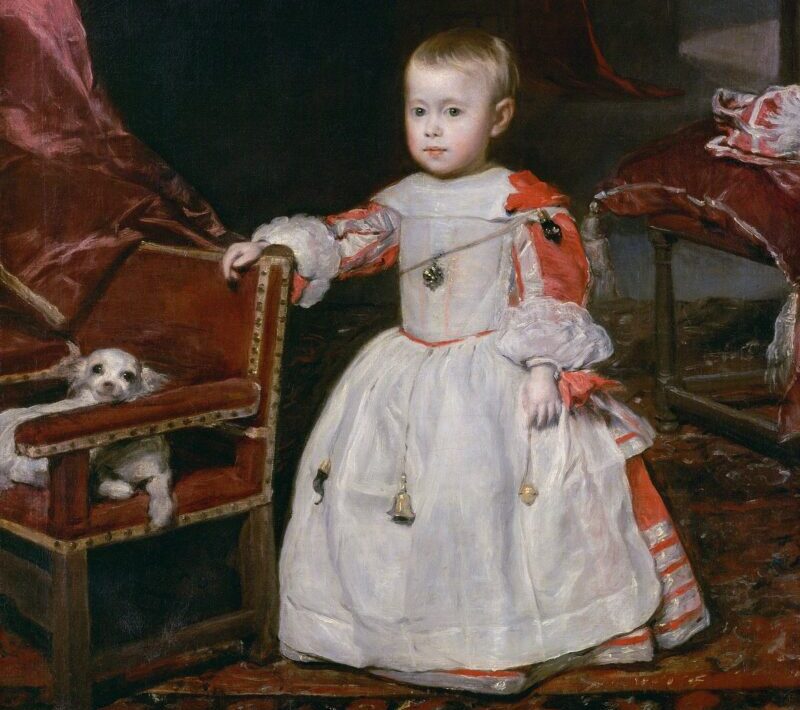 Full-length portrait of Infante Philip Prosper, Prince of Asturias (1657-1661). 