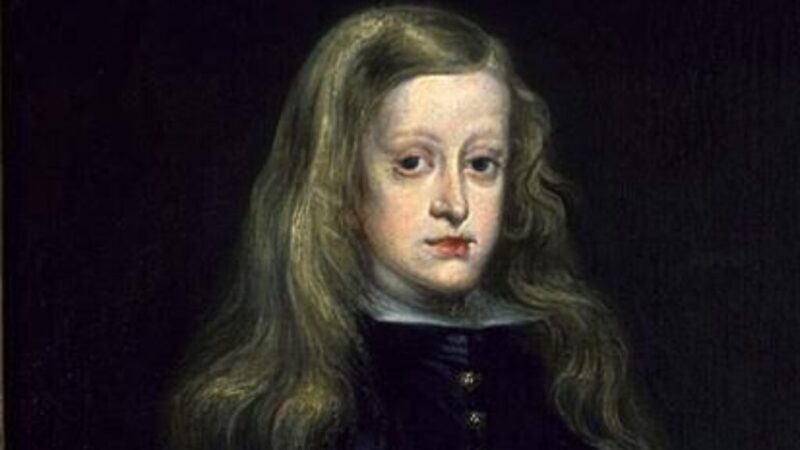 カルロス2世の肖像画 (少年時代)