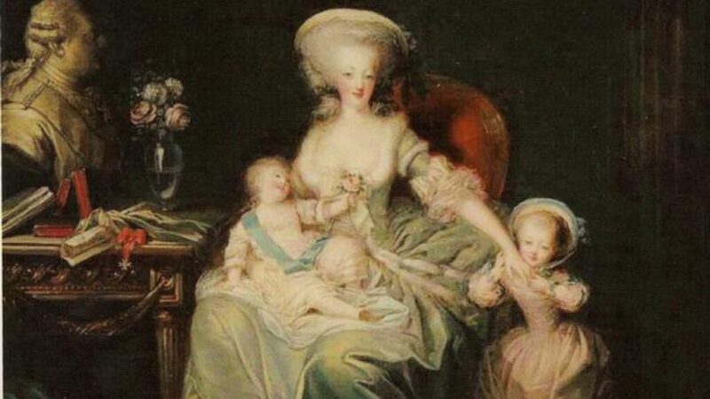 Marie-Antoinette and her children