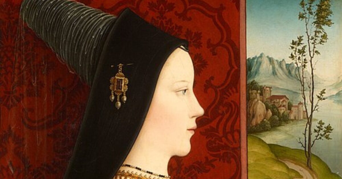 ブルゴーニュ女公マリーの肖像画。後にマクシミリアン1世と結婚し、ハプスブルク家の領土拡大の鍵となった女性 Portrait of Mary of Burgundy, whose marriage to Maximilian I shaped the rise of the Habsburg dynasty.