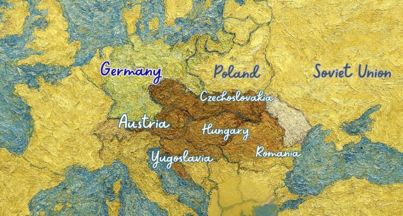 Post-World War I maps