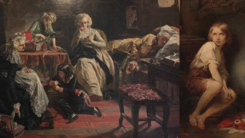 監禁されるルイ16世とマリーアントワネットたち (国王一家)