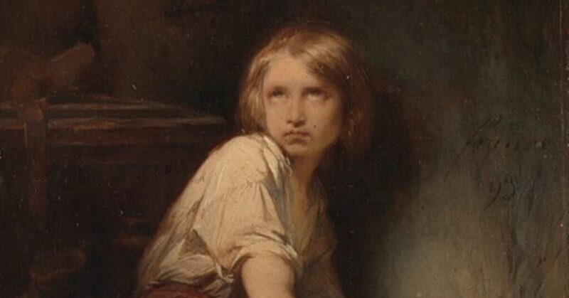 牢獄の中のルイ17世 (出典：Wikimedia Commons)