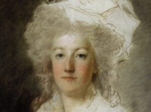 マリー・アントワネット、未完成の肖像画 (出典:Wikimedia Commons Public Domain)