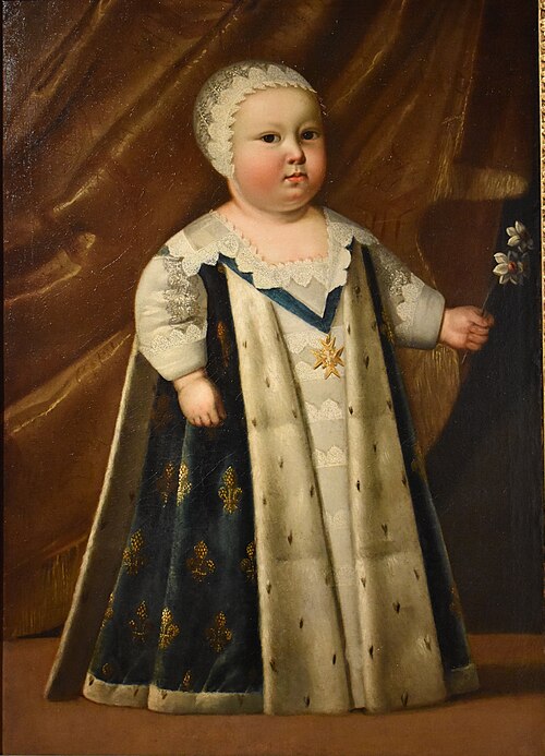 Louis XIV as a young child, by an unknown painter (ルイ14世の幼き頃の肖像画)