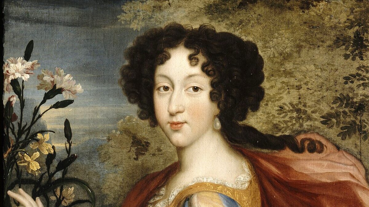 Maria Luisa de Orléans, first queen consort of Charles II of Spain, whose life in the strict Madrid court ended in illness and an early death.　カルロス2世の第一王妃マリー・ルイーズ・ドルレアン。厳格なマドリード宮廷で病に苦しみ、早逝したフランス生まれの王妃の肖像。