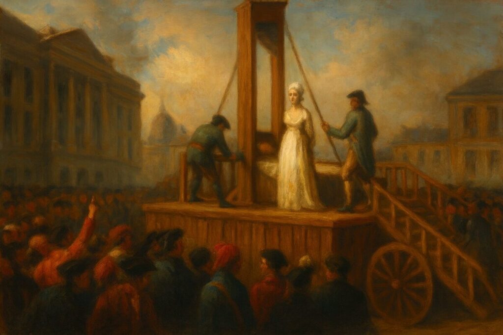 マリー・アントワネットの処刑 Execution of Marie Antoinette