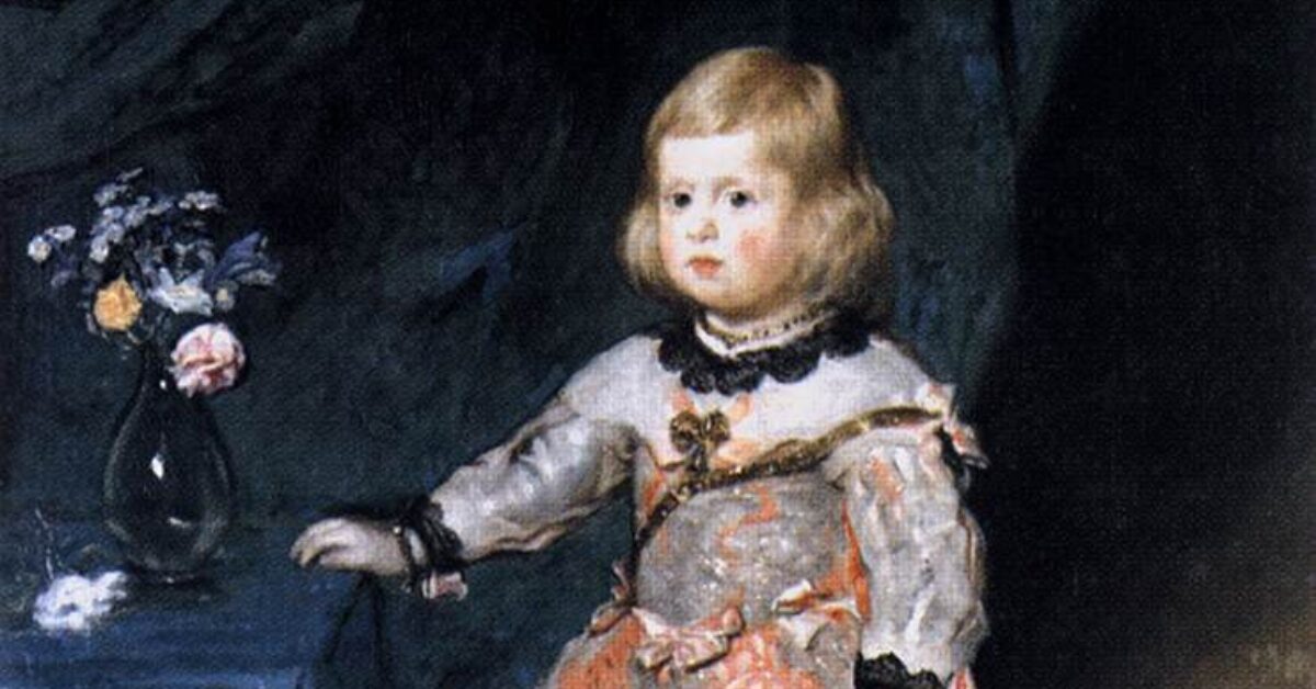 幼いマルガリータ・テレサの肖像｜スペイン・ハプスブルク家 Childhood portrait of Infanta Margarita Teresa (Spanish Habsburg)