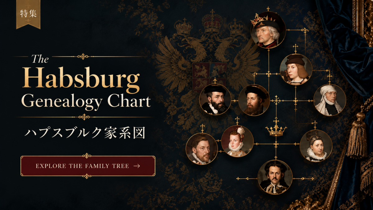 特集　ハプスブルク家系図